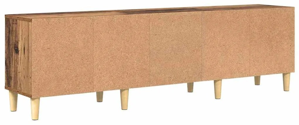 TV szekrény fiókkal Régi fa 150 x 30 x 45 cm Faanyag