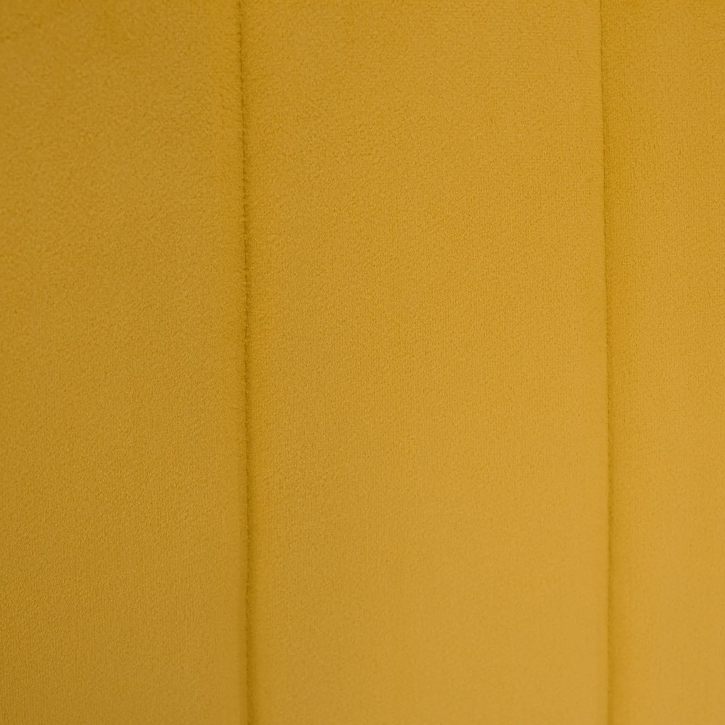 Relaxfotel, sárga Velvet szövet, BARET