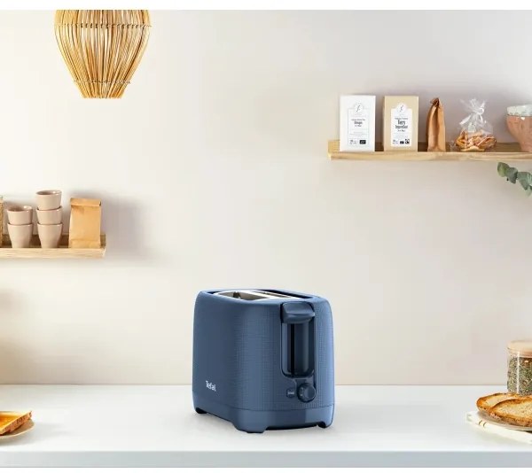 Tefal - Kenyérpirító két lyukkal MORNING 850W/230V kék