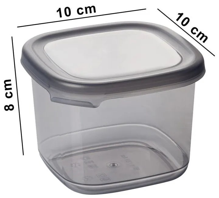 Élelmiszertartó doboz szett 15 db-os Fresco – Hermia