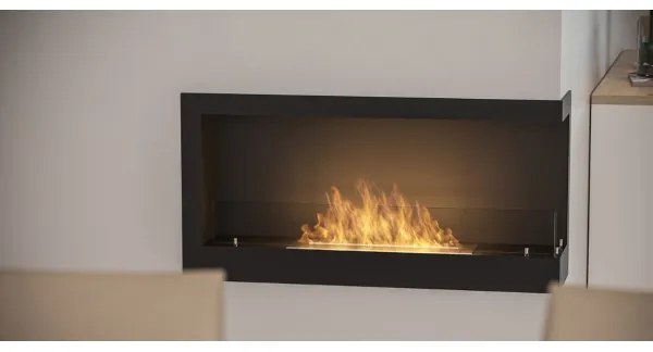 InFire - Sarok BIO kandalló 45x90 cm 3kW fekete