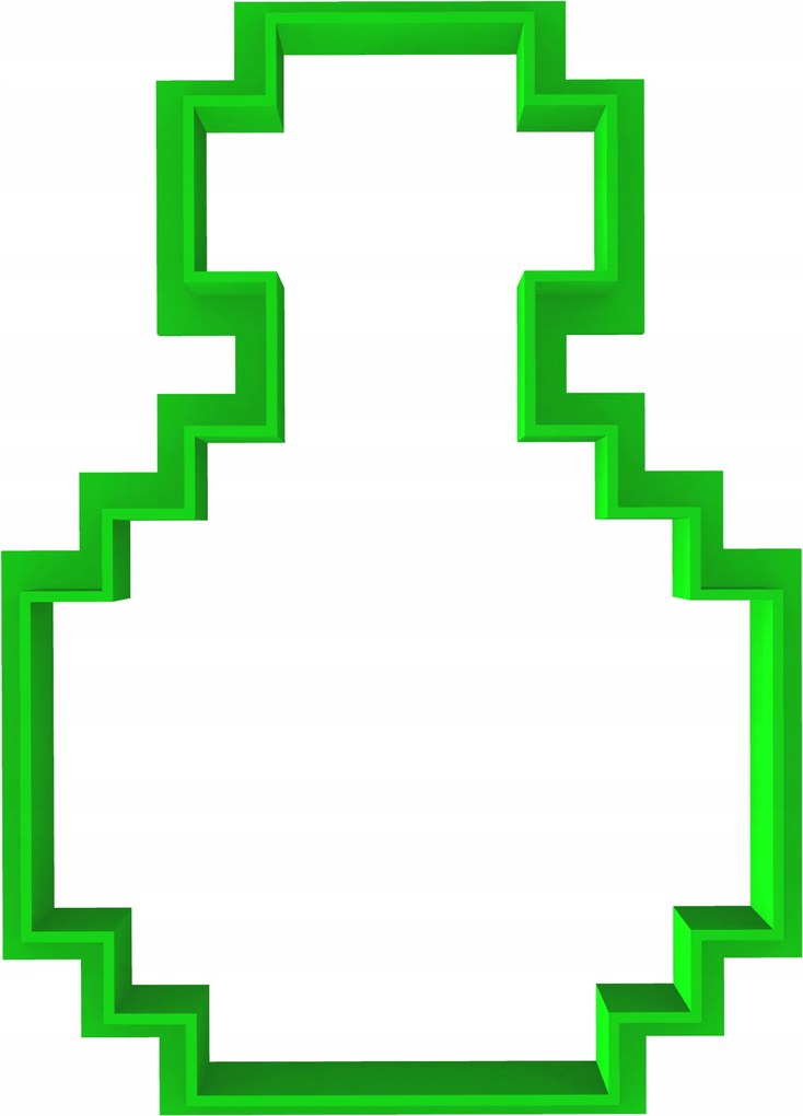 Minecraft Sütemény- és mézeskalács lyukasztó 8cm-es kiszúró