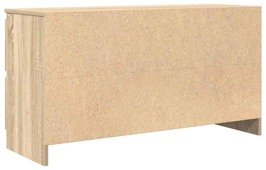 sonoma tölgy színű szerelt fa TV-szekrény 100x35x54 cm