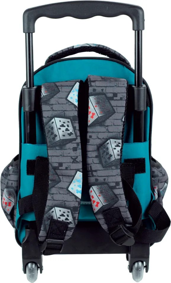 Minecraft Metro Art Blast gurulós ovis hátizsák, táska 30 cm