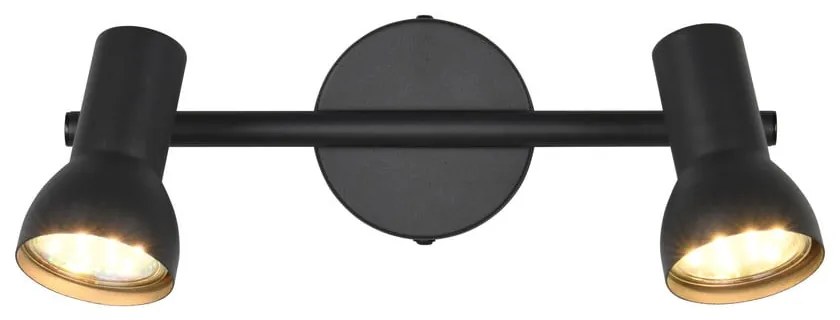 Fekete spotlámpa ø 8 cm Cantar – Trio