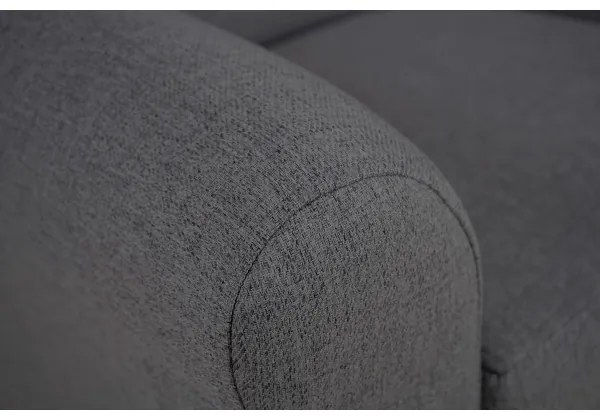 Füles fotel VIVA sötétszürke