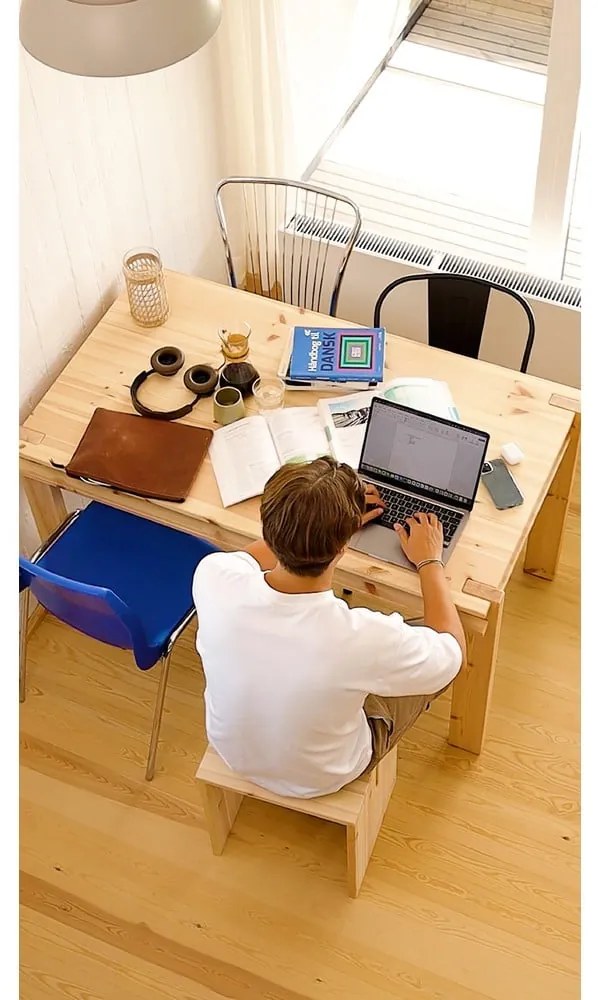 Borovi fenyő étkezőasztal 75x134 cm Tuck – Karup Design