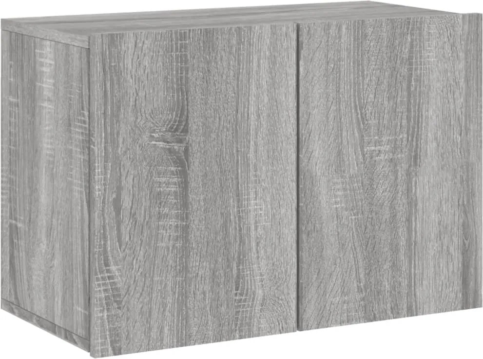 vidaXL szürke sonoma színű falra szerelhető TV-szekrény 60 x 30 x 41cm