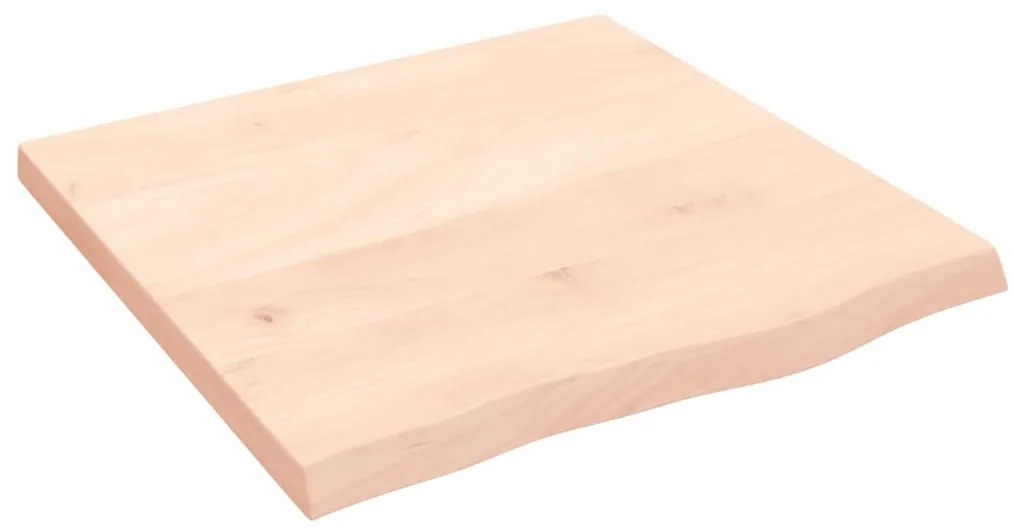 kezeletlen tömör fa fürdőszobai pult 60x60x(2-4) cm