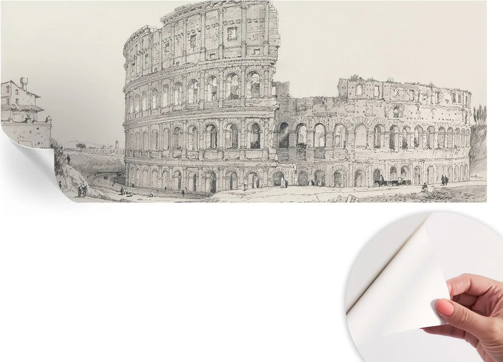 Öntapadós fali fotótapéta Hálószobába Régi romok 250x104 cm