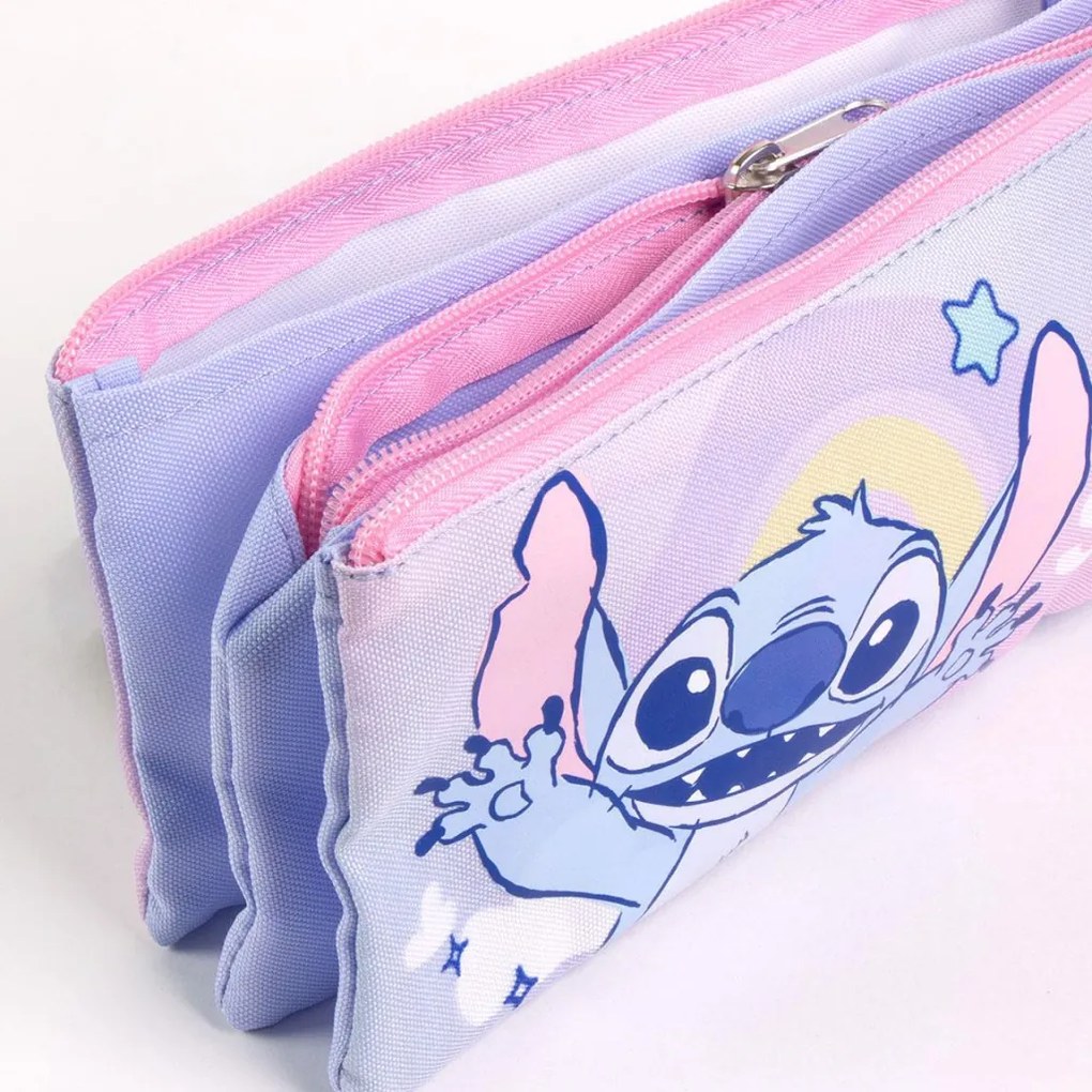 Disney Lilo és Stitch, A csillagkutya Universe 3 rekeszes tolltartó 23 cm