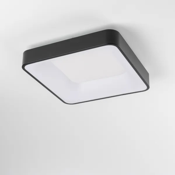 Brilagi - Dimmelhető LED mennyezeti lámpatest FALCON II LED/80W/230V 40x40 cm fekete + távirányító