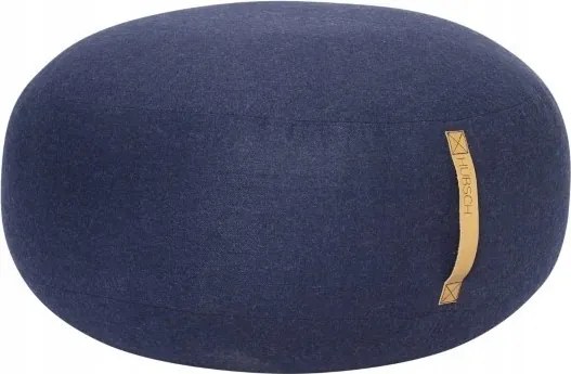 Mochi sötétkék gyapjú puff Ø70 cm Hübsch