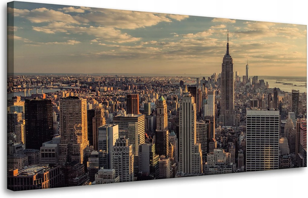Vászonkép Manhattan építészet 80X40 cm