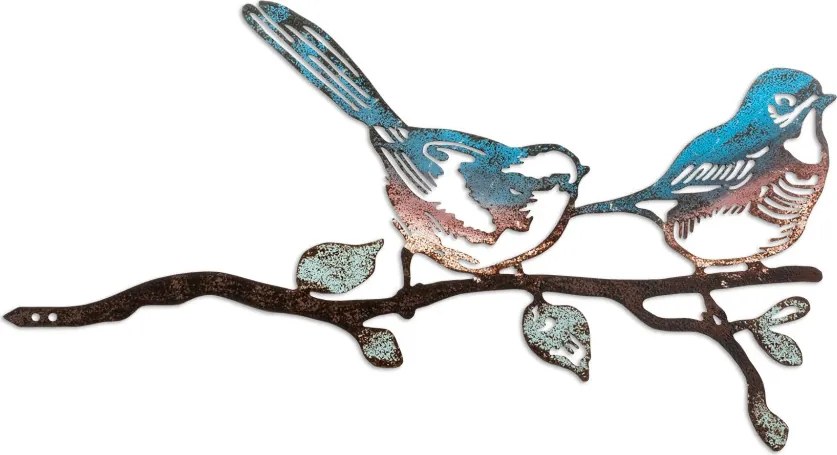 Bird fém kerti dísztárgy, 26×50 cm