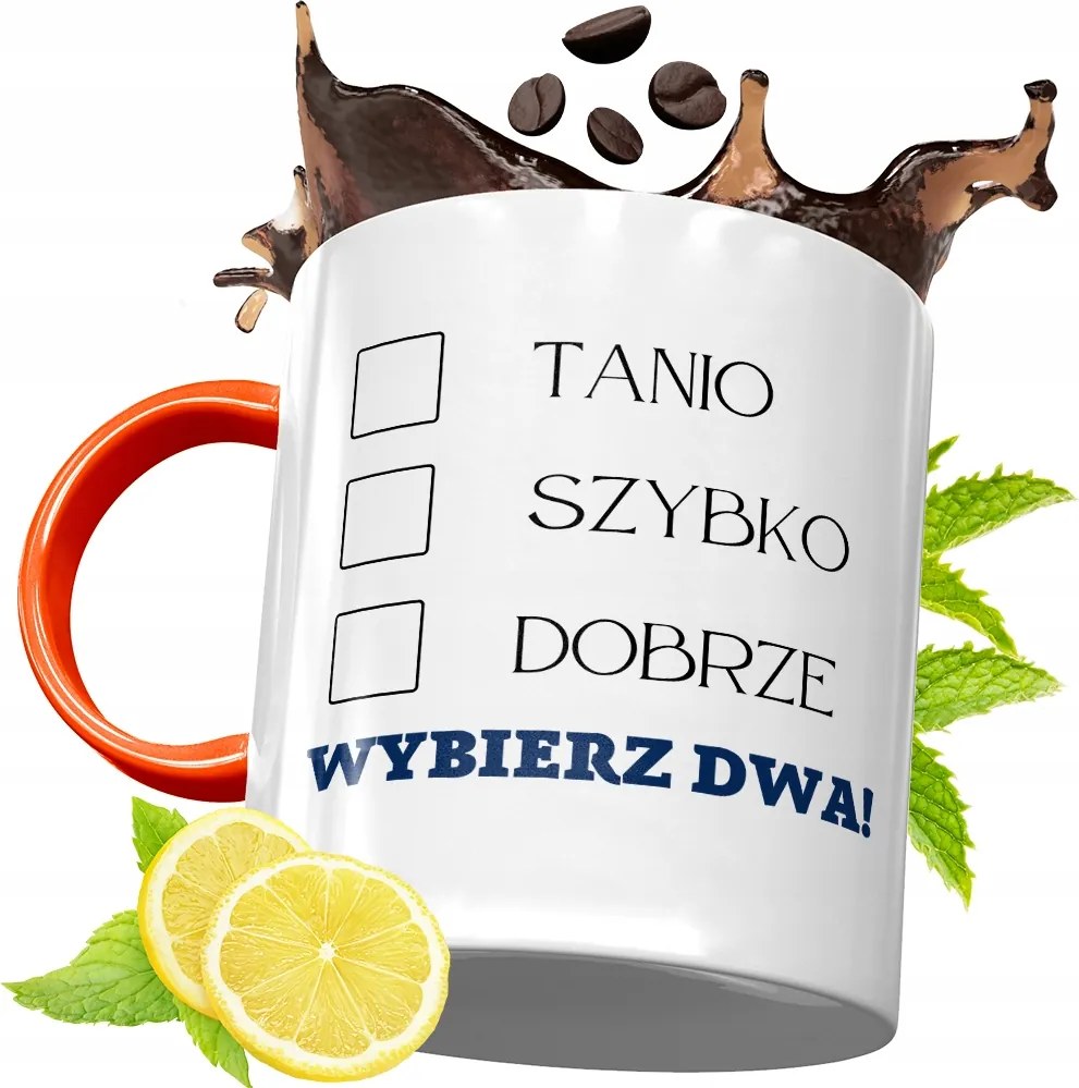 Narancssárga Bögre Dolgozónak Ajándék fényképes nyomattal