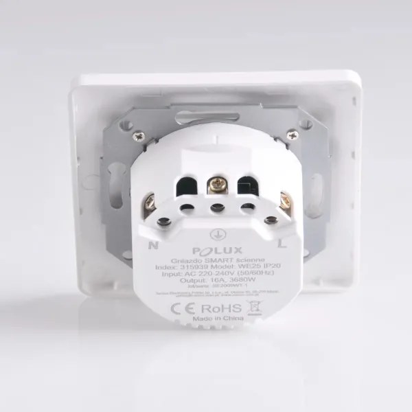 Okos konnektor SMART 3680W/230V/16A Wi-Fi Tuya SCHUKO