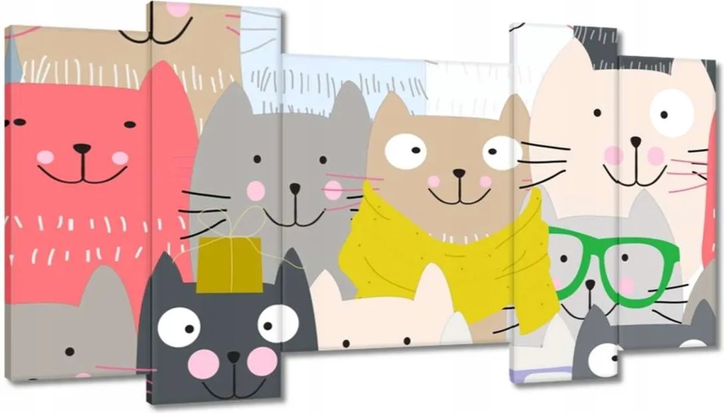 Képek 120x65 Vicces macskák mix