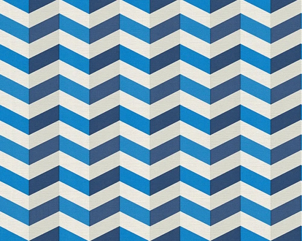 Cikk-cakk Tapéta Mosható Flizelina Tapéta 3D hatás