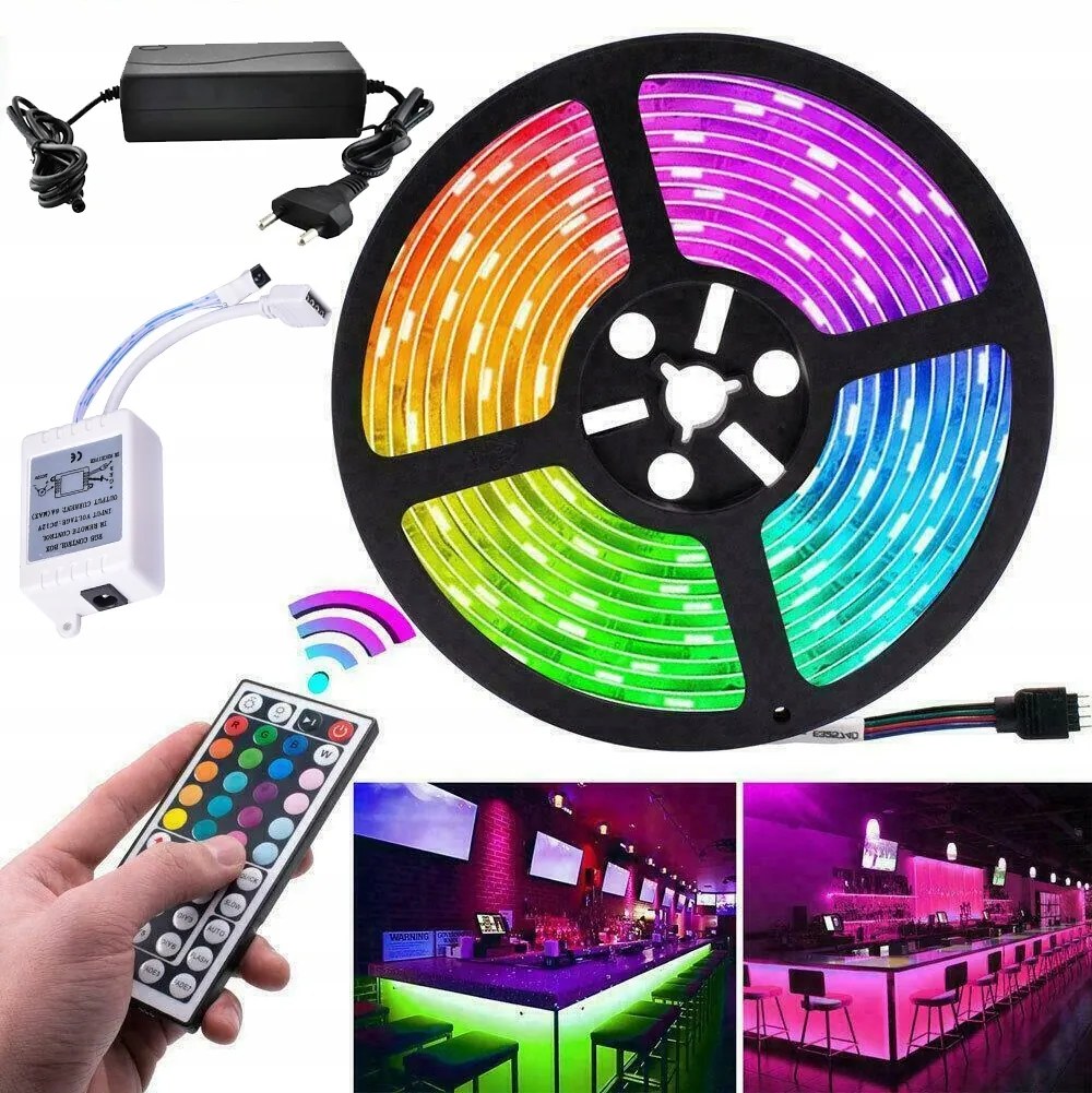 Led Szalag Rgb Smd 16 Szín 3M Öntapadós 5050
