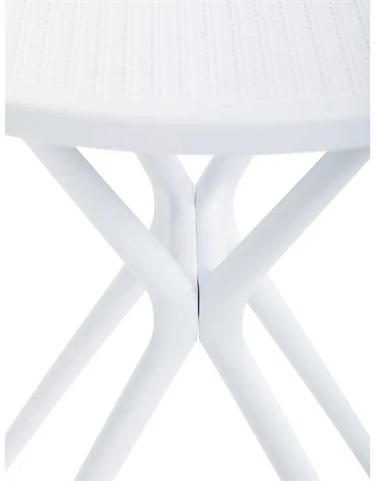 Kerti Műanyag Asztal, Fehér. DT-X7007 WT