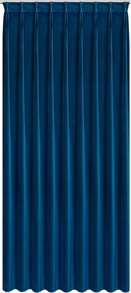 Készfüggöny flex rendszerrel Melanie 125x270 Eurofirany sötétkék