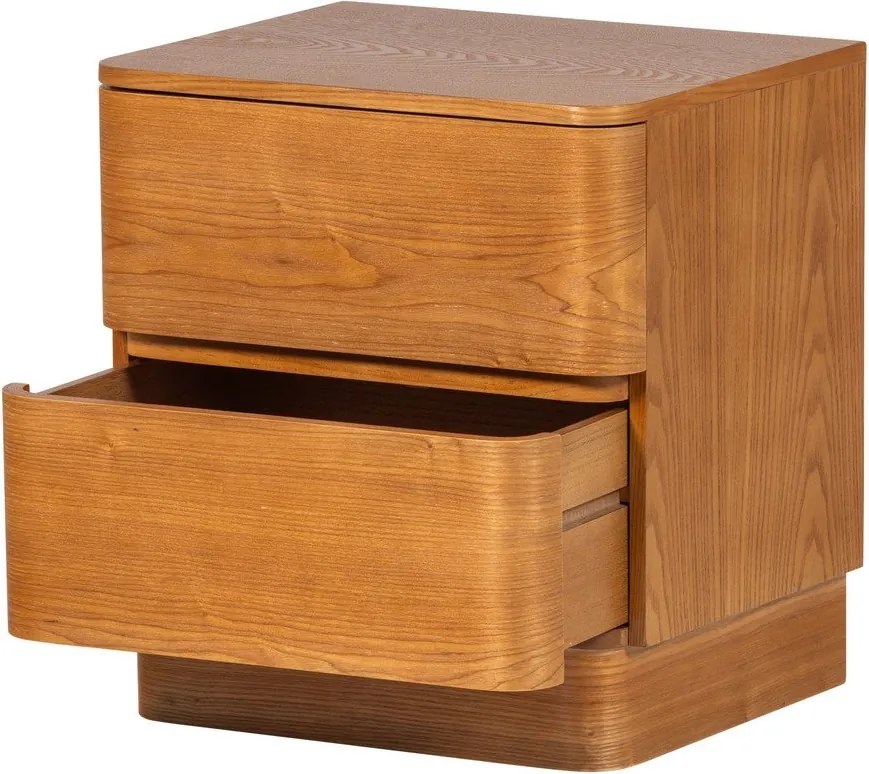 Natúr színű éjjeliszekrény Fejo – WOOOD