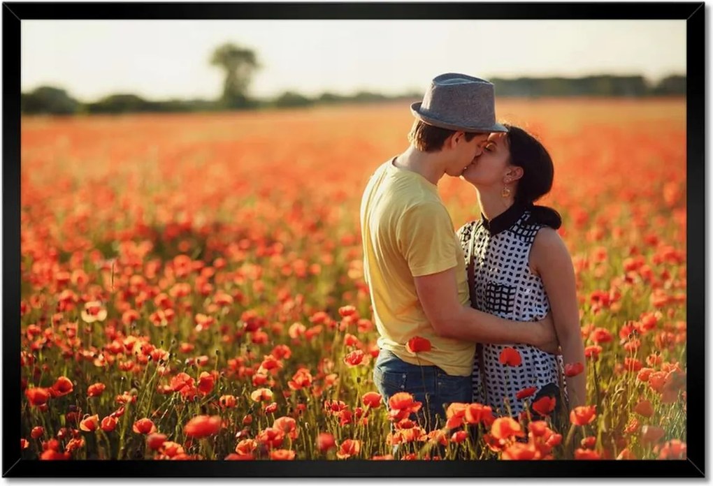 Poszterek keretben 60x40 Nőnap Ajándék Love