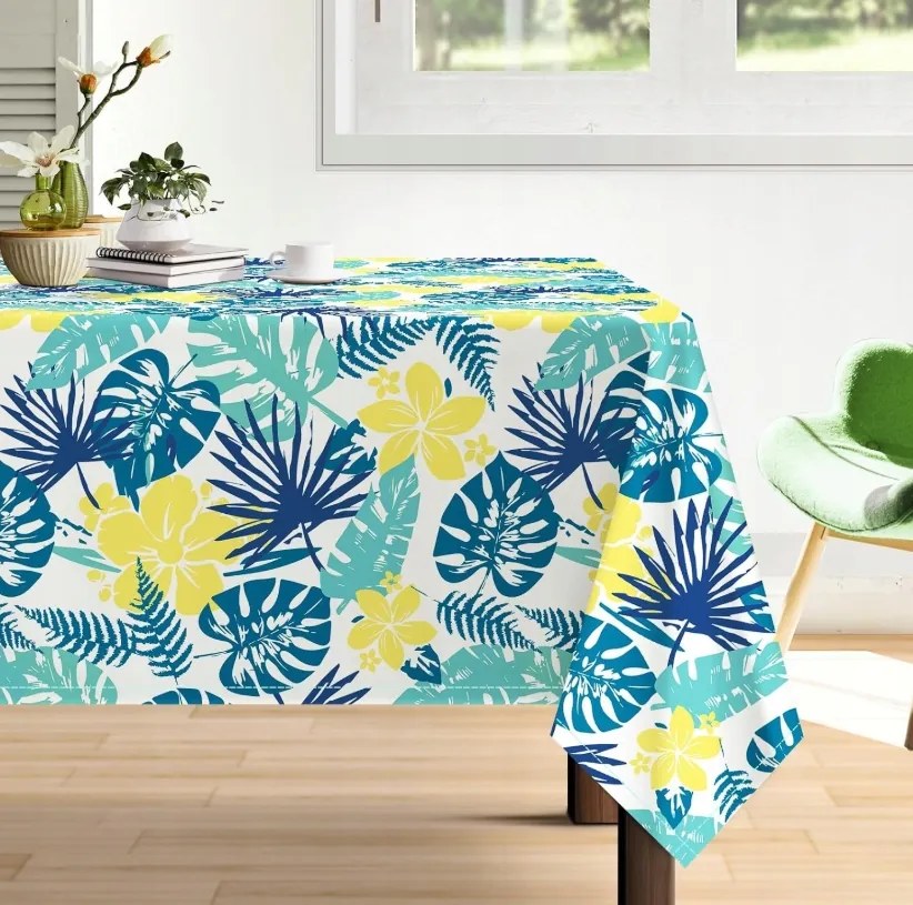 Abrosz 152x213 cm, Textil, Foltálló Prémium Trópusi Minta