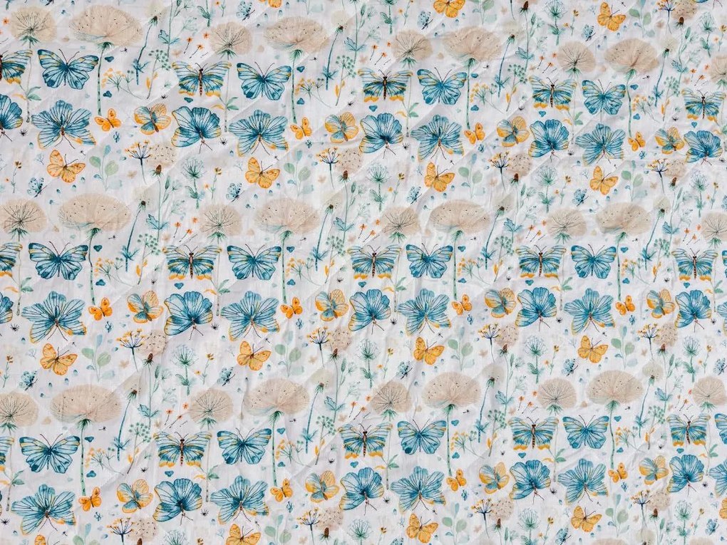 Ágytakaró ELIVINE fehér, 100% pamut Méret: 170 x 210 cm