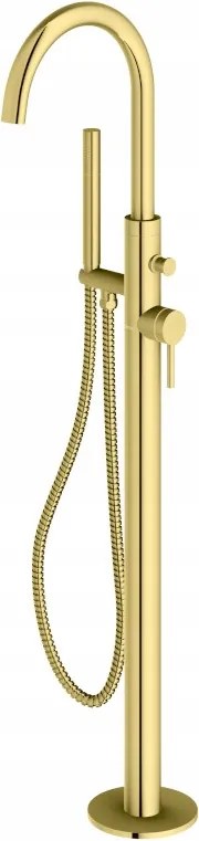 Kádtöltő csaptelep egykaros, szabadonálló Kohlman Axel Gold arany QF1165AGD