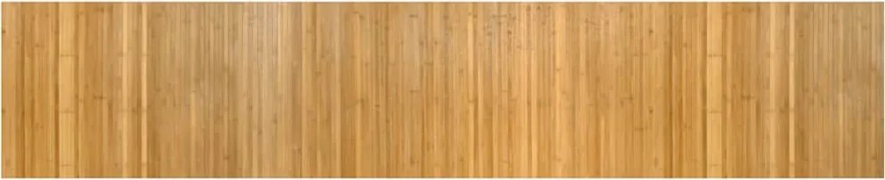 vidaXL négyszögletű természetes bambusz szőnyeg 60 x 300 cm