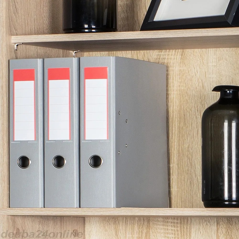 Casaria® Könyvespolc 190 cm - 5 rekesz