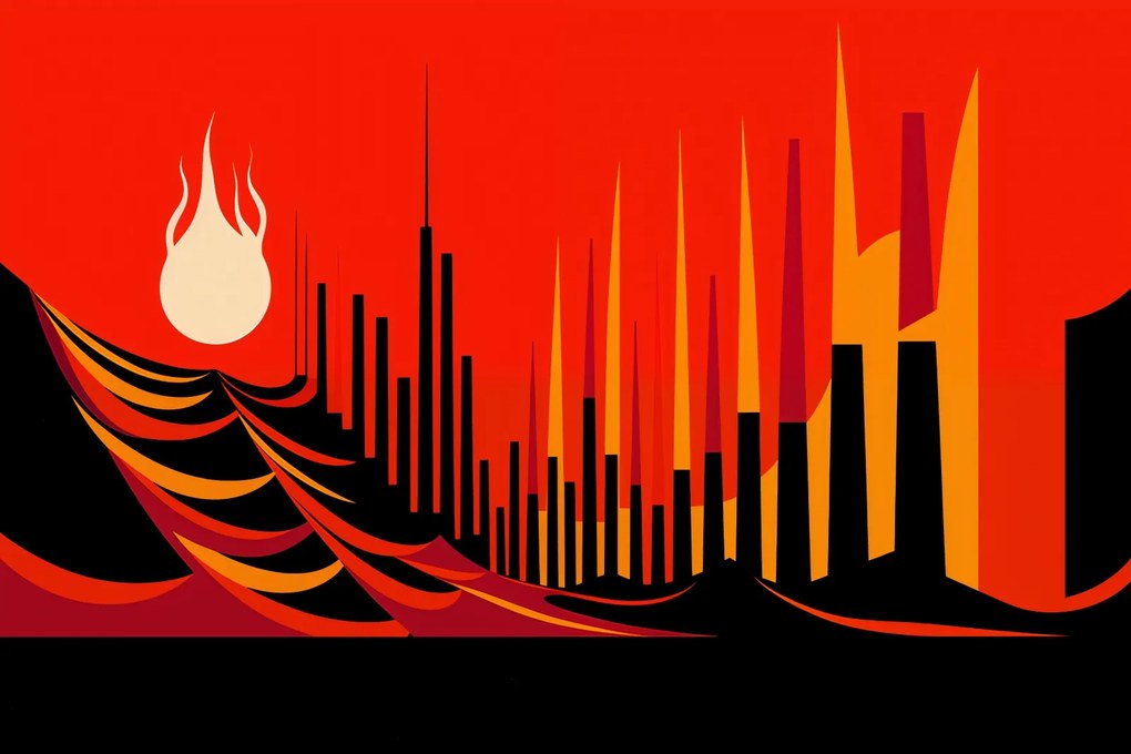 Poszter 30x20cm Városi Véres Tűz