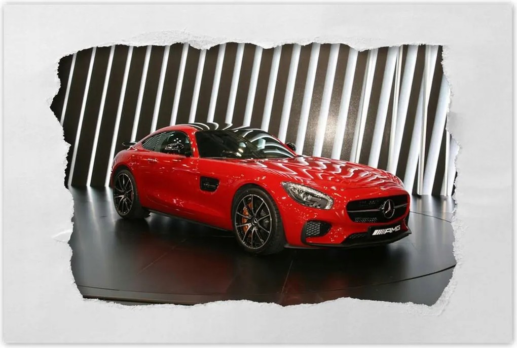 Plakátok 60x40 Piros Mercedes Amg