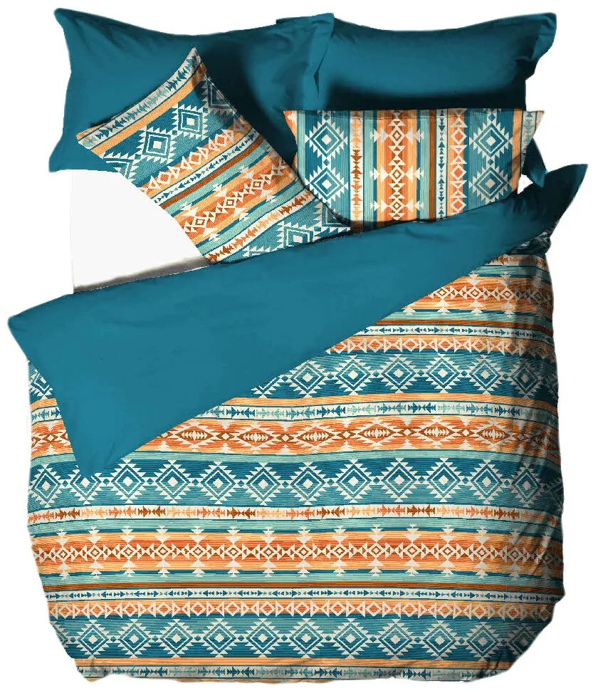 B.E.S. Petrovice Flanel ágynemű Aztec Spirit, 140x 200 cm, 70 x 90 cm