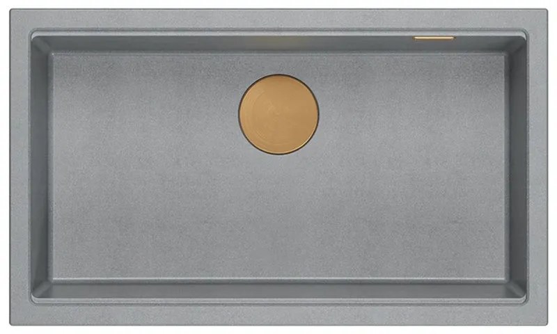 gránit mosogató Logan 110 Grey Metallic