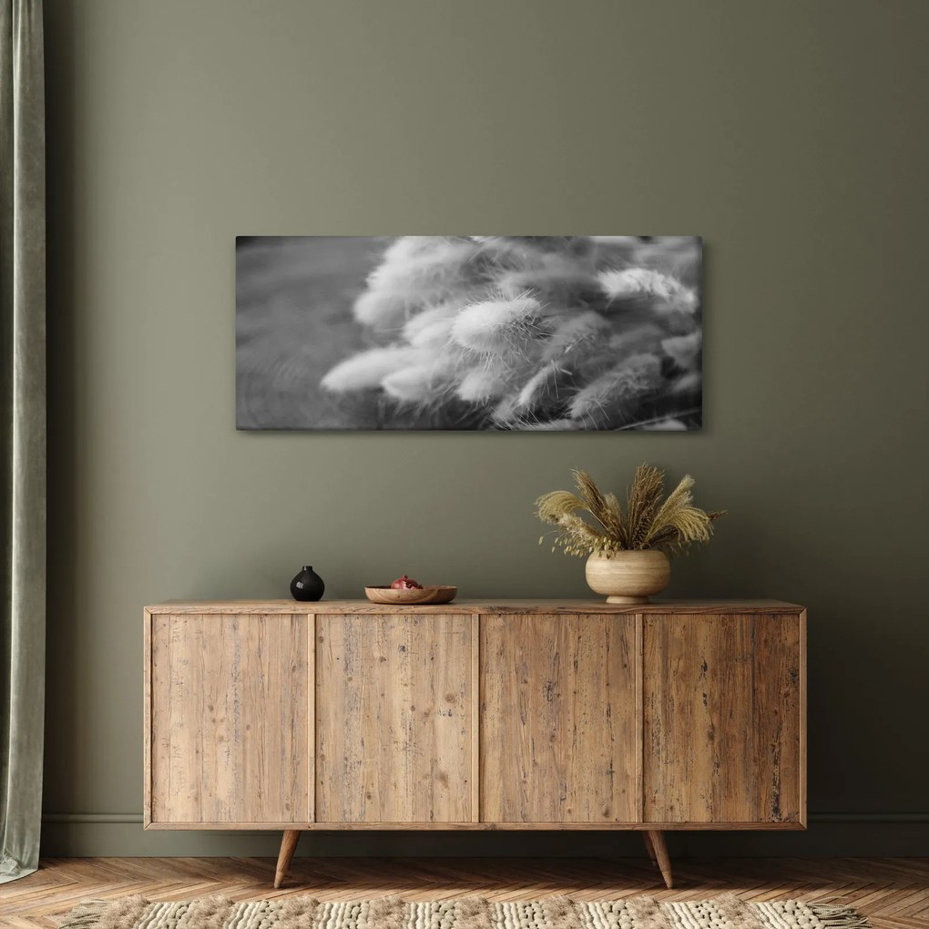 Kép - nyúlfarknyi fű az asztalon (120x50 cm)