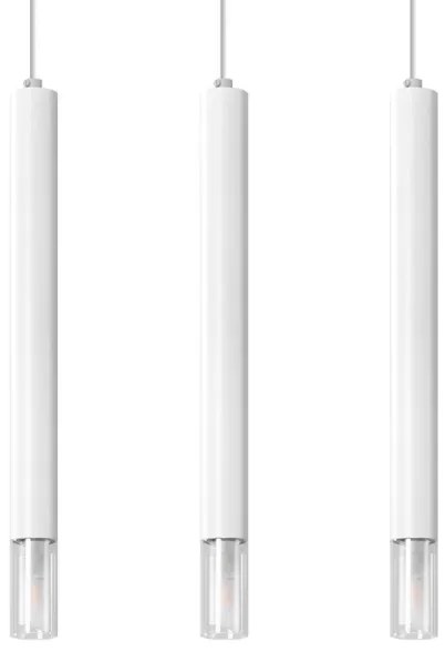 Sollux SL.0959 - Csillár zsinóron VIZIER 3xG9/40W/230V fehér