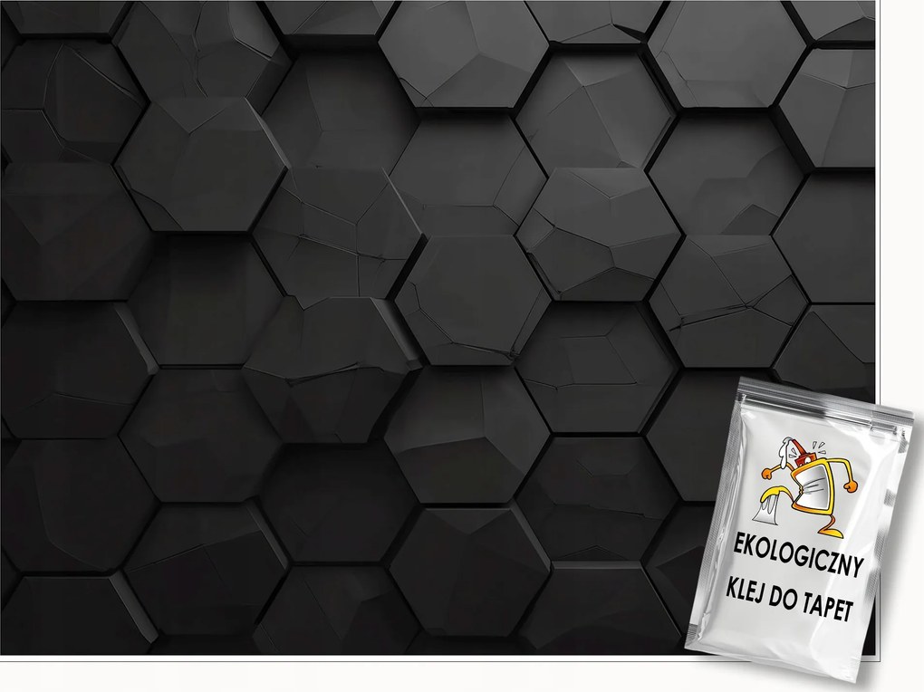 Ifjúsági Fotótapéta Hexagon Gaming 3D Ifjúsági Tapéta 200x140