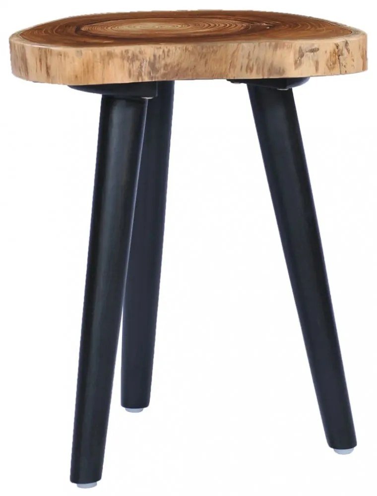 vidaXL tömör tíkfa dohányzóasztal 40 x 45 cm