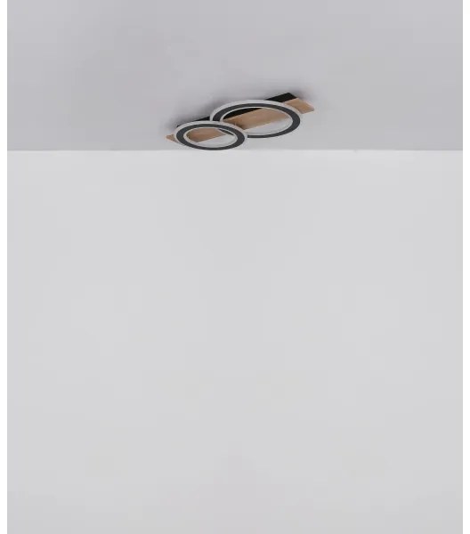 Globo 48038-40 - LED Mennyezeti lámpa JAYDEN LED/40W/230V barna