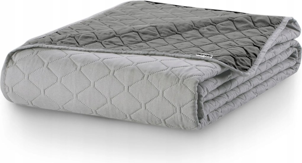 Megfordítható ágytakaró DecoKing Chiny szürke-ezüst 40718-378