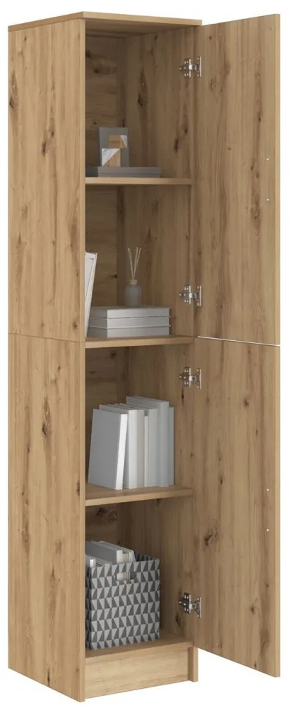 Magas Szekrény kézműves tölgy 35 x 39 x 168 cm Faanyag