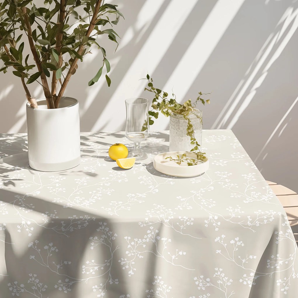 Goldea teflonbevonatú asztalterítő - indás növények 140 x 220 cm