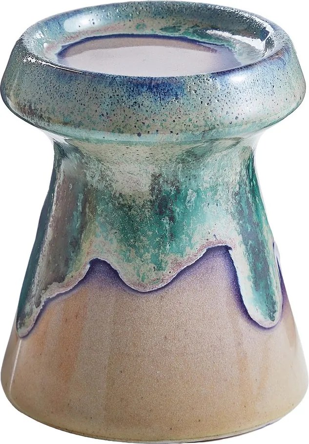 SEVENTIES kerámia gyertyatartó 12 cm