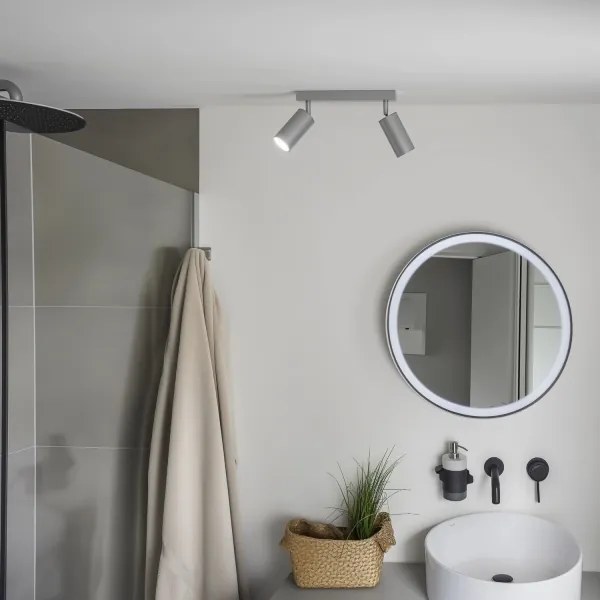 Brilagi - Fürdőszobai spotlámpa SELE 2xGU10/30W/230V IP44 ezüst