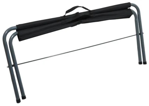 Összecsukható kempingpad fekete/szürke