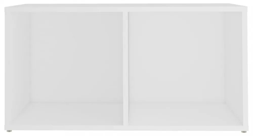 2 db fehér szerelt fa TV-szekrény 72 x 35 x 36,5 cm