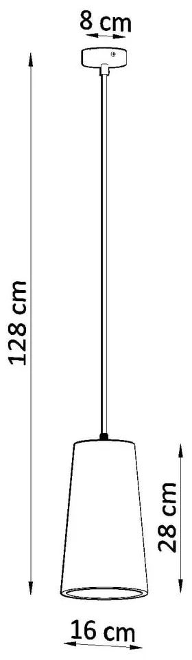 Armica fehér kerámia függőlámpa - Sollux